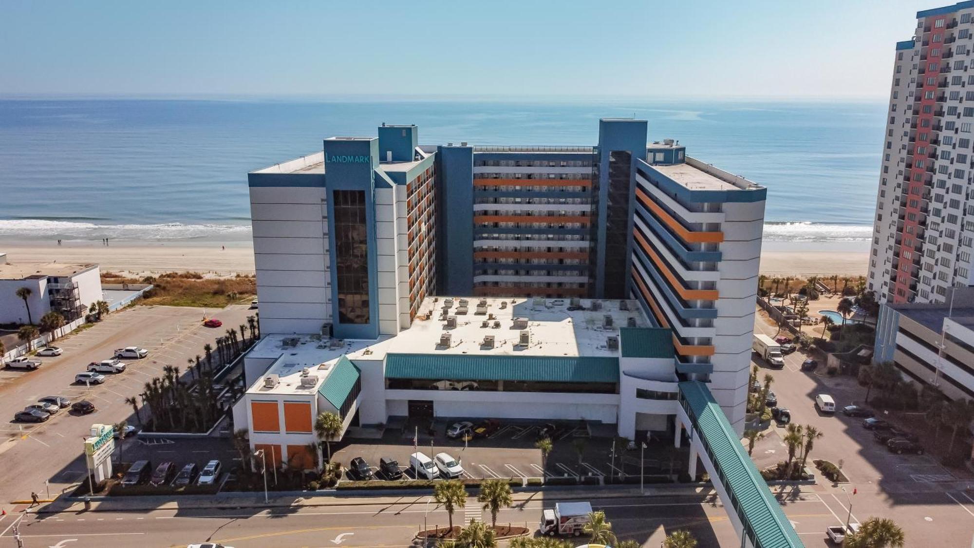 Ocean Front King Suit Myrtle Beach Heated Pools Landmark Exteriör bild