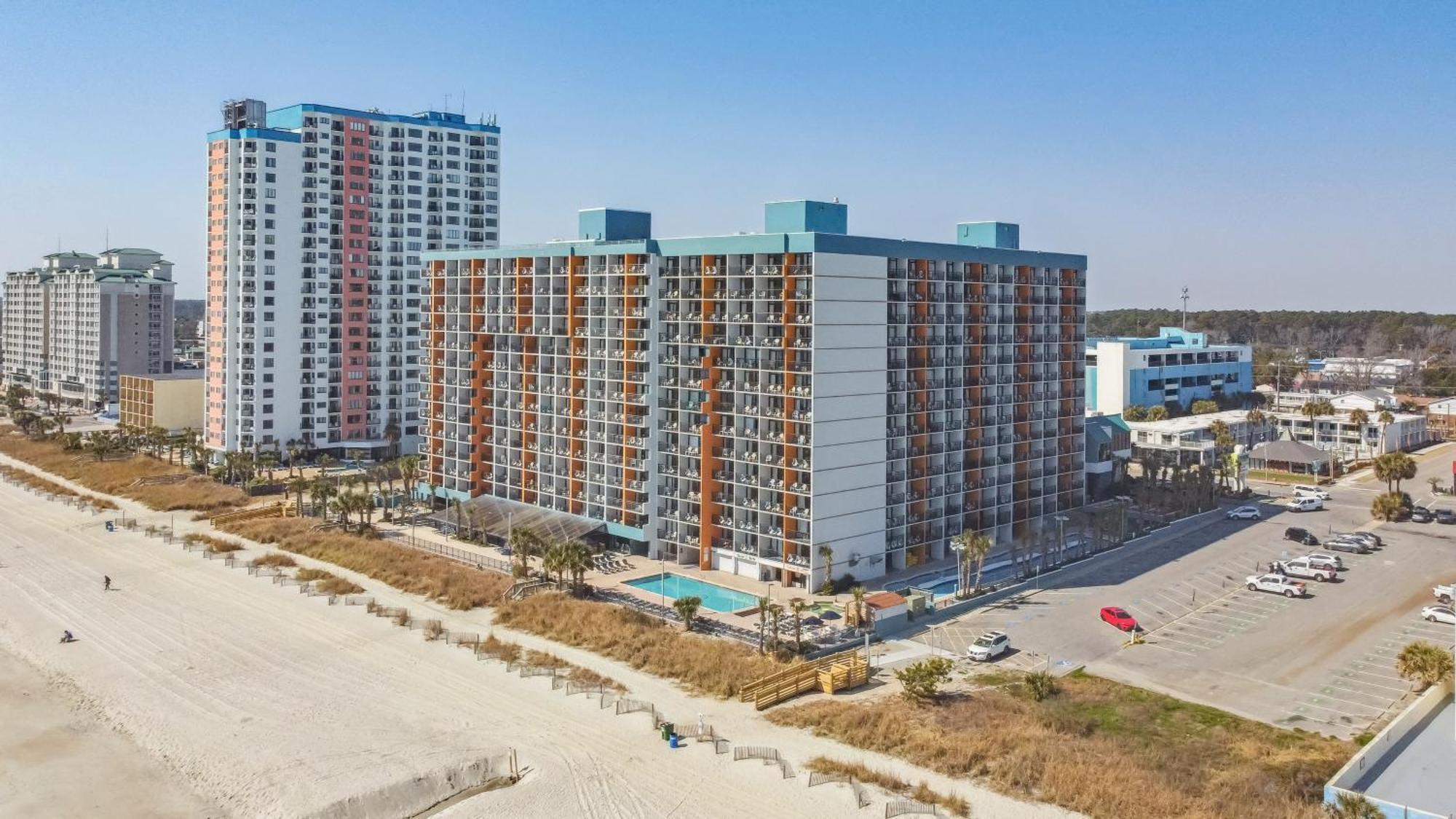 Ocean Front King Suit Myrtle Beach Heated Pools Landmark Exteriör bild