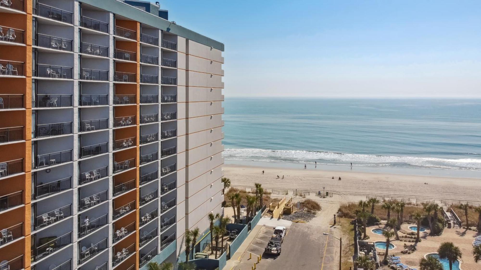 Ocean Front King Suit Myrtle Beach Heated Pools Landmark Exteriör bild